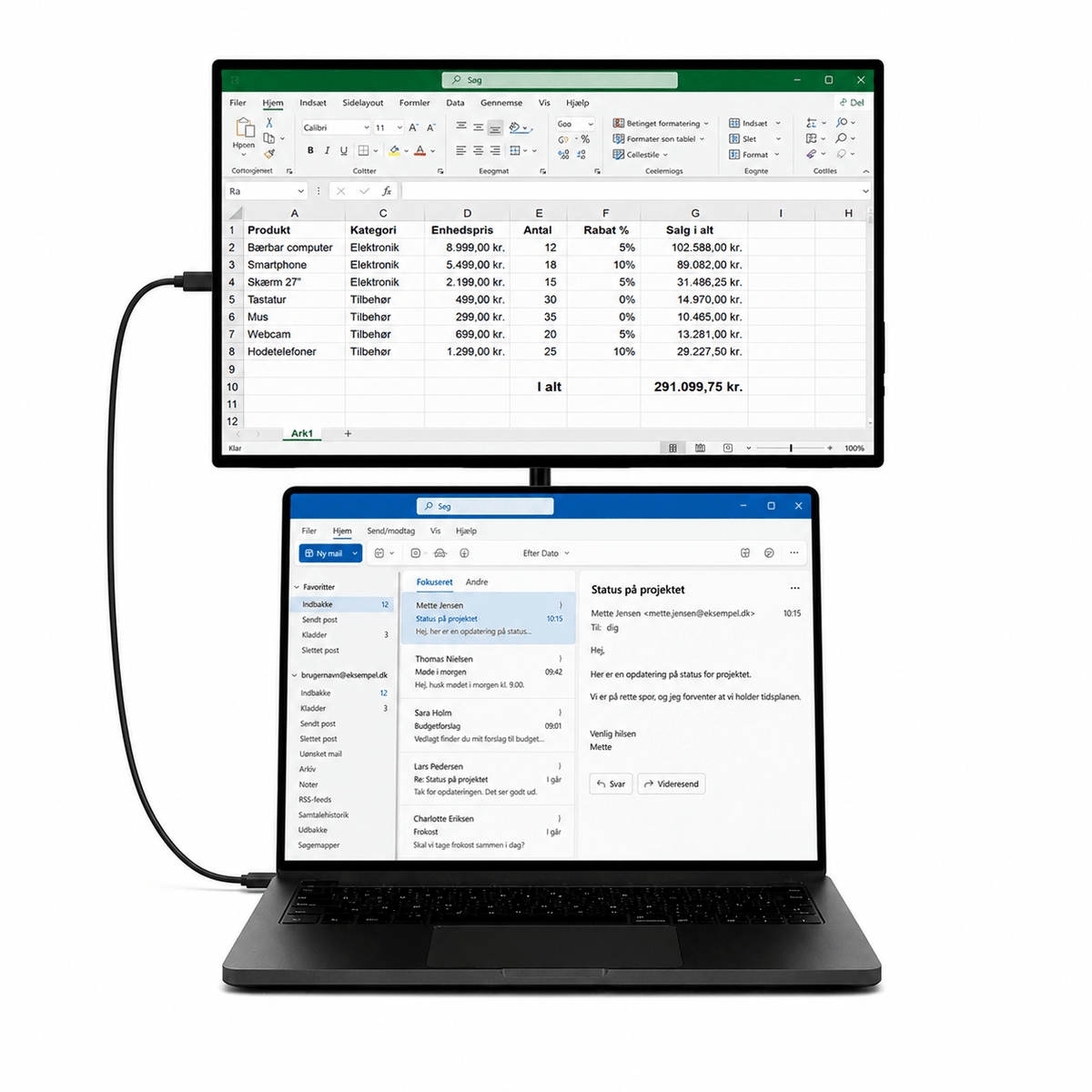 ScreenBooster Halo 16” - ScreenBooster.dk
