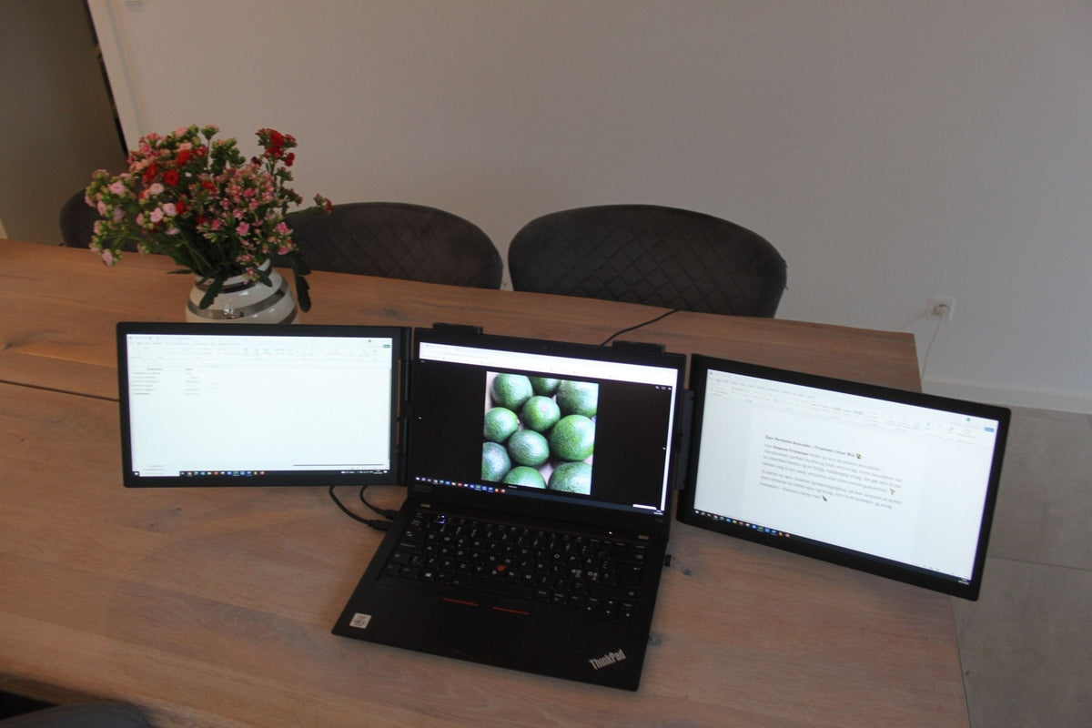 Bærbar skærm til laptop: Sådan vælger du den rigtige portable monitor - ScreenBooster.dk