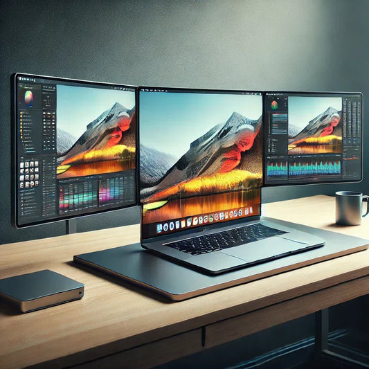 Guide: Sådan tilslutter du flere skærme til din MacBook - ScreenBooster.dk